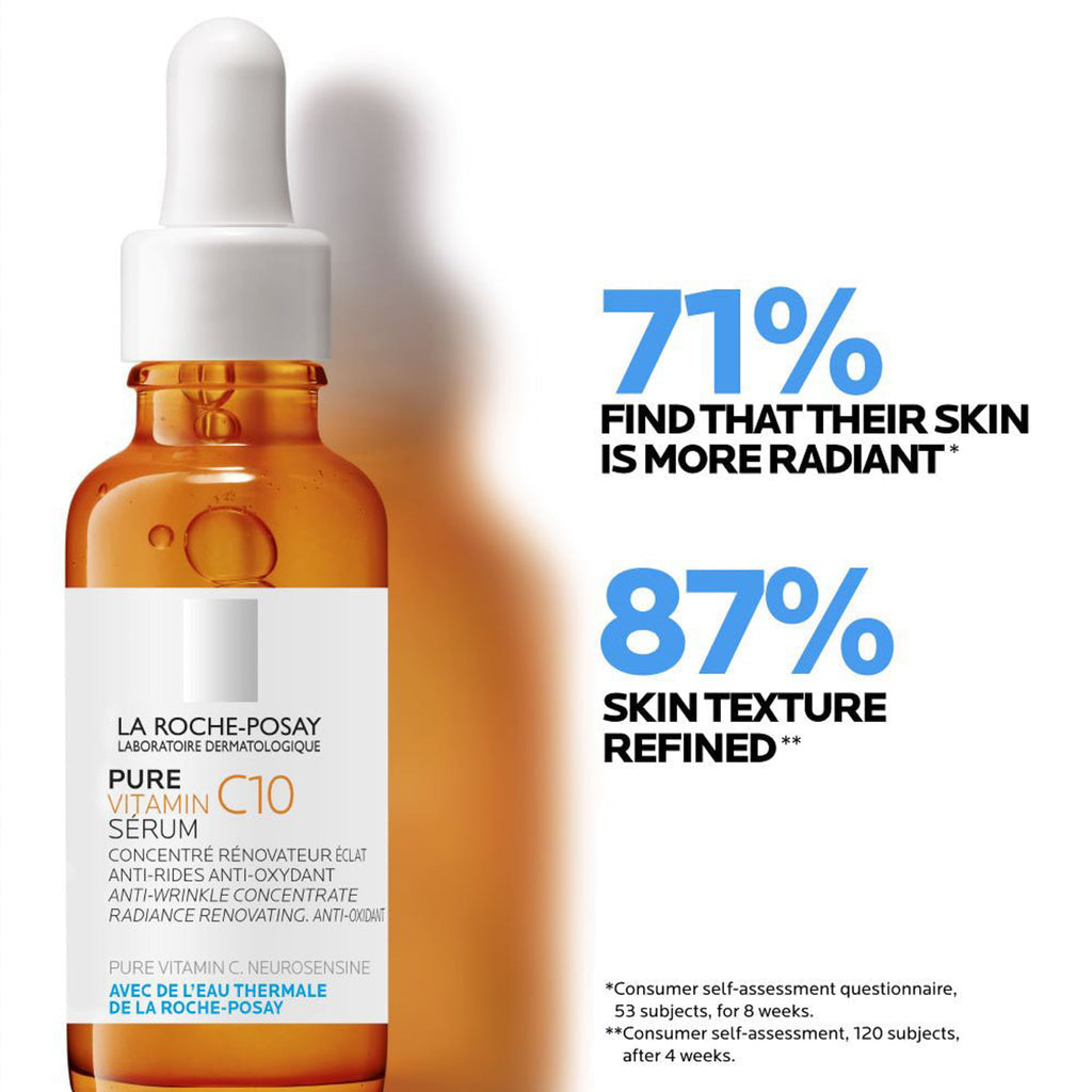 La Roche-Posay Pure Vitamin C10 Serum 30ml | سيروم فيتامين سي C10 للبشرة
