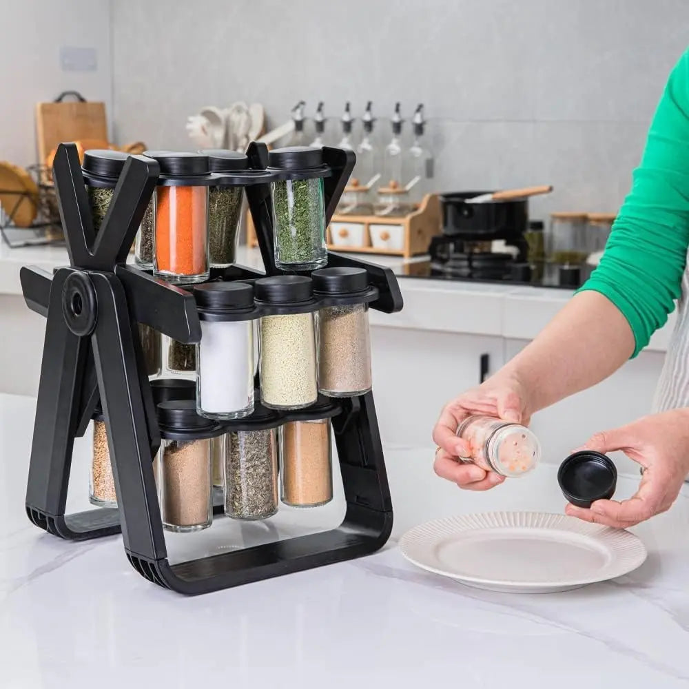 Premium Spice Jar Organizer | منظم مرطبانات التوابل الفاخر