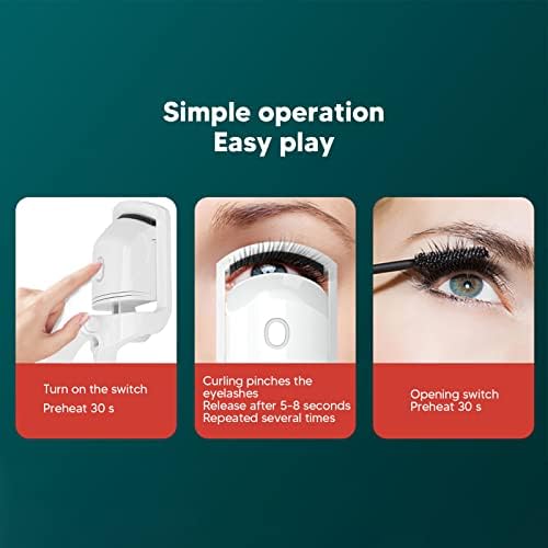 Electric Heated Eyelash Curler | مكبس رموش كهربائي حراري قابل للشحن