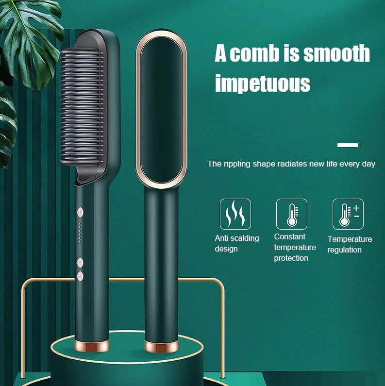 Electric Hair Straightener Comb for Black Hair | مشط كهربائي لفرد وتنعيم الشعر الأسود