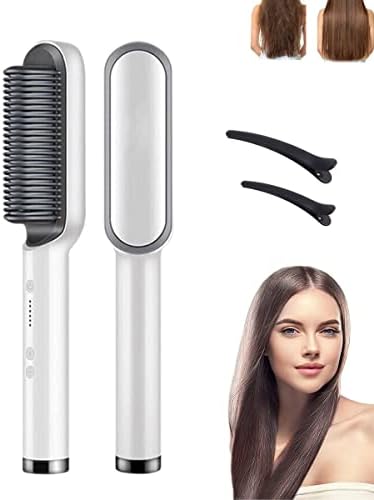 Electric Hair Straightener Comb for Black Hair | مشط كهربائي لفرد وتنعيم الشعر الأسود