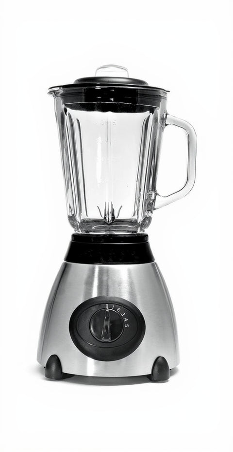 Stainless Steel Mixer & Blender | خلاط كهربائي متعدد الوظائف ستانلس ستيل