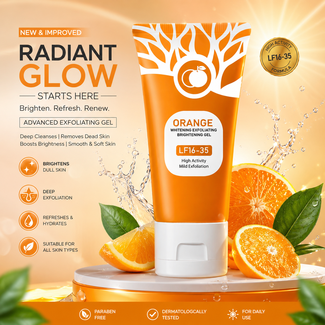 Vitamin C Orange Exfoliating Gel | جل تقشير البرتقال بفيتامين سي