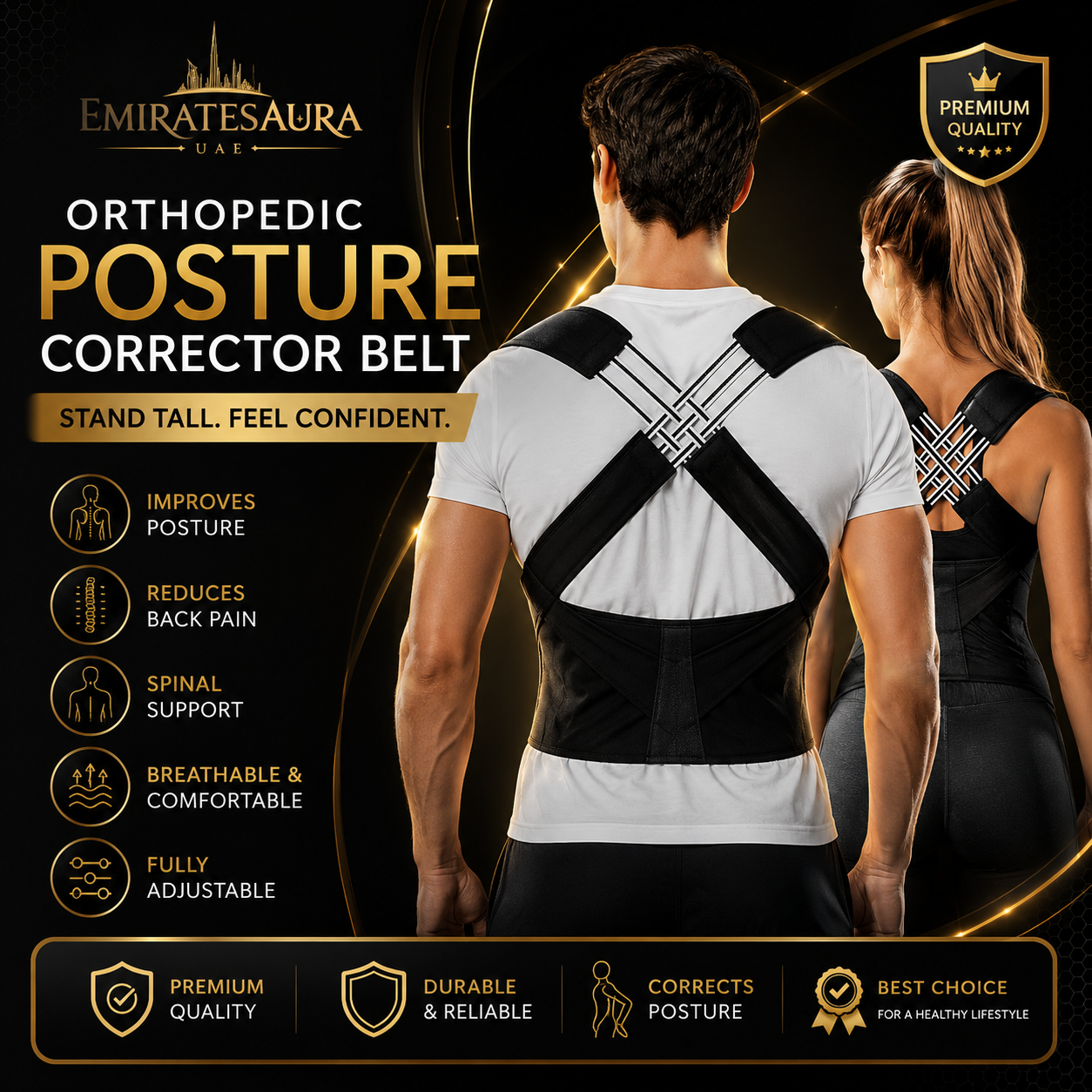Orthopedic Posture Corrector Belt | حزام طبي لتقويم الظهر