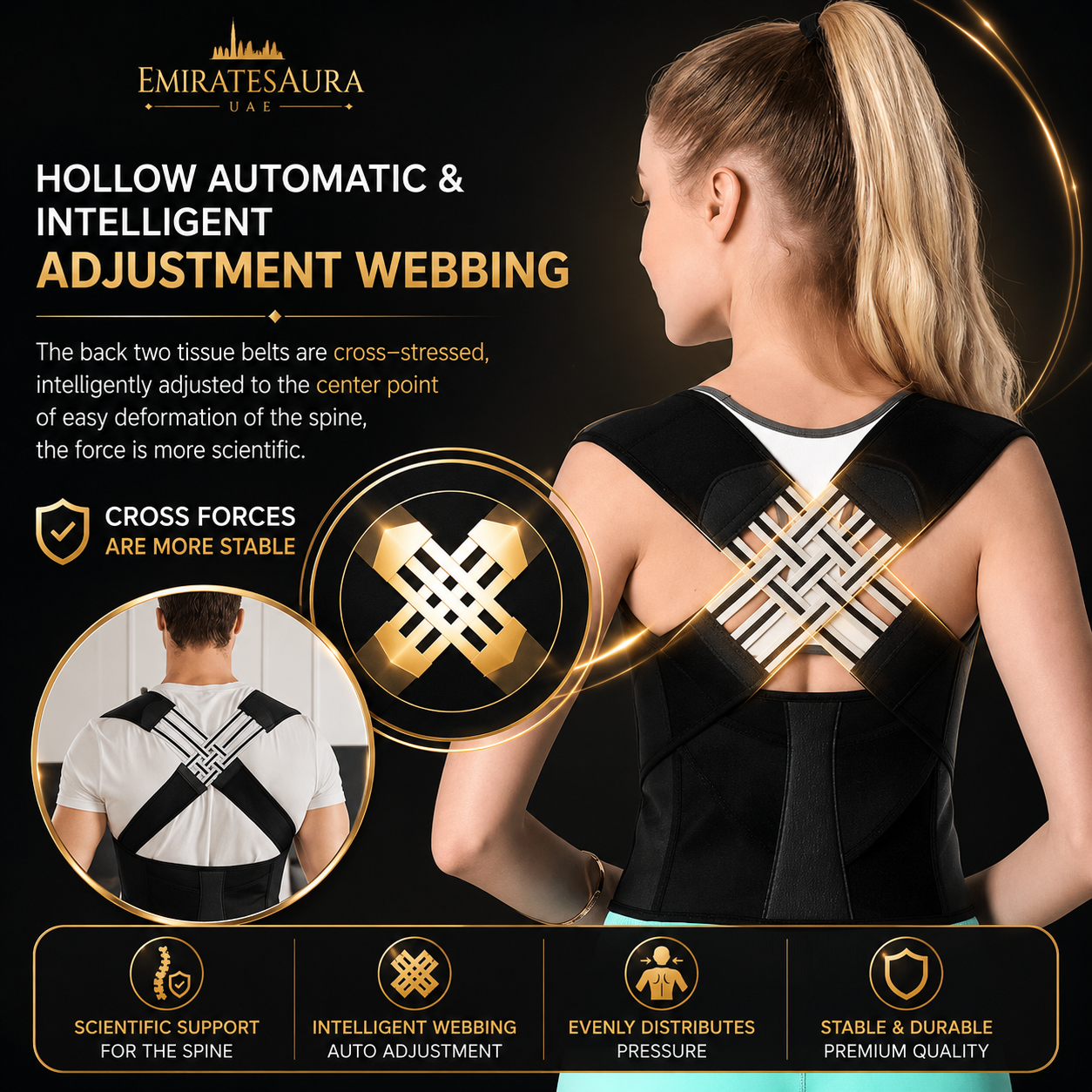 Orthopedic Posture Corrector Belt | حزام طبي لتقويم الظهر