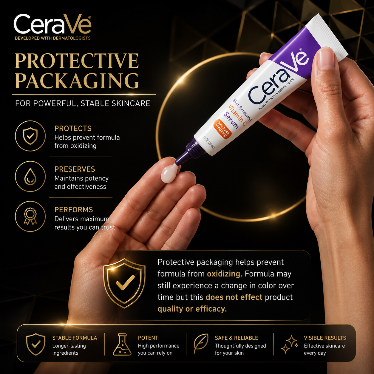 Vitamin C Face Serum by CeraVe | سيروم فيتامين سي للوجه من سيرافي