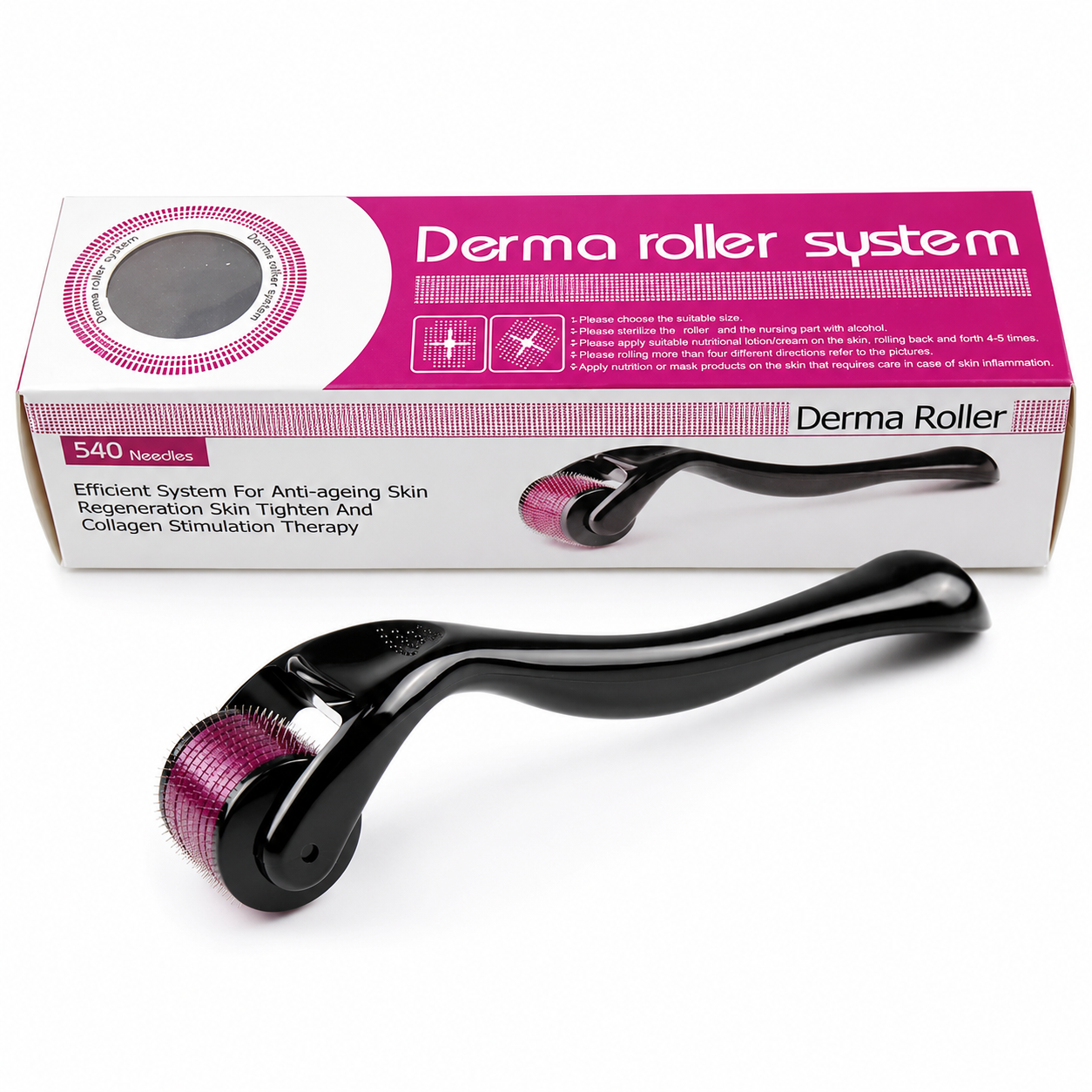 Skin Care Derma Roller Tool | أداة ديرما رولر للعناية بالبشرة
