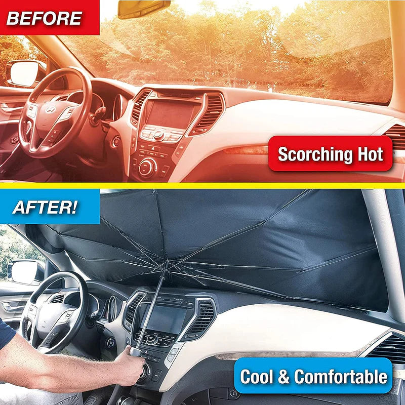UV Protection Windshield Cover | غطاء حماية من الشمس لزجاج السيارة
