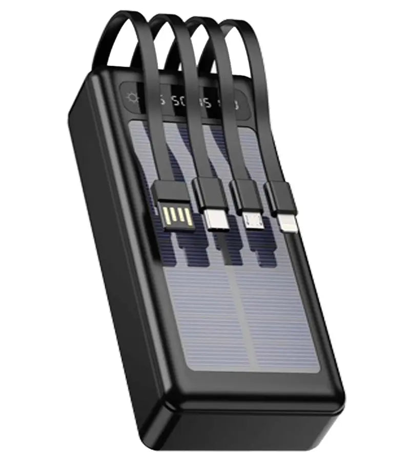 Portable Solar Charging Power Bank | شاحن متنقل بالطاقة الشمسية